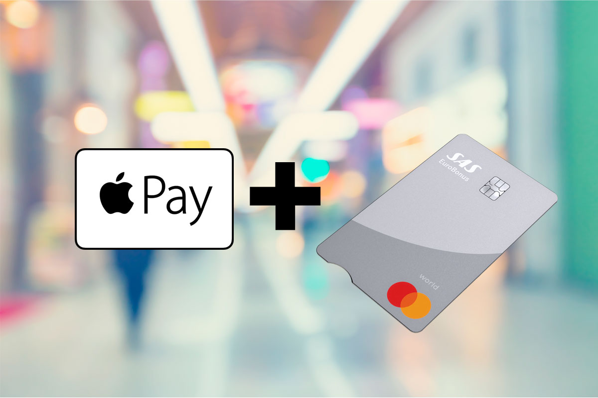 Nu kan du tilføje SAS Mastercard til Apple Pay  Danmark