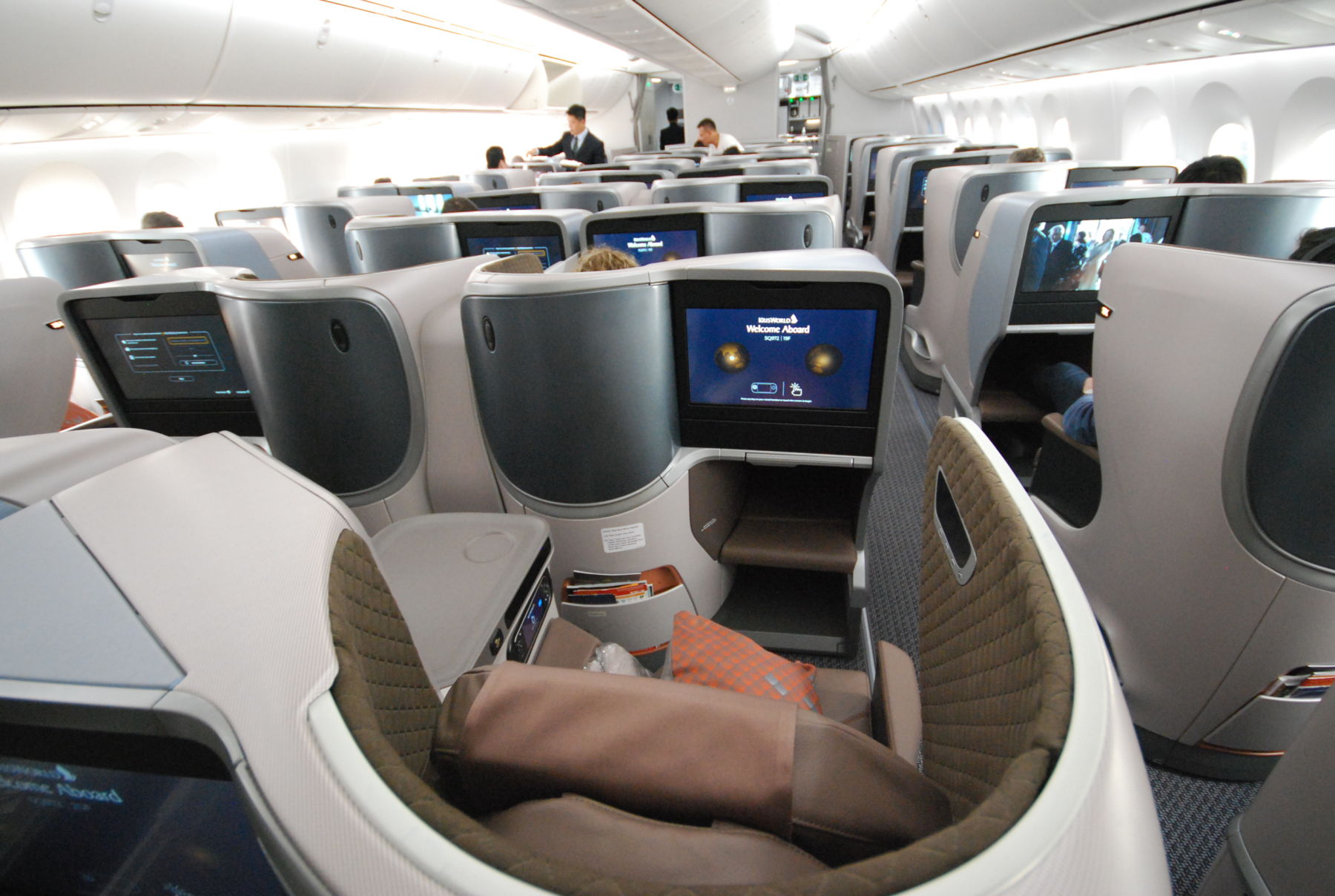 Et hundrede år Tilbagebetale Dyrt Anmeldelse: Singapore Airlines Boeing 787-10 Dreamliner i Business Class -  FinalCall.travel Danmark