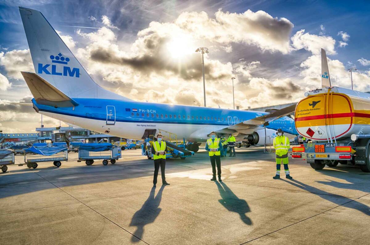 Photo of KLM är först att testa syntetiskt bränsle på passagerarflygning