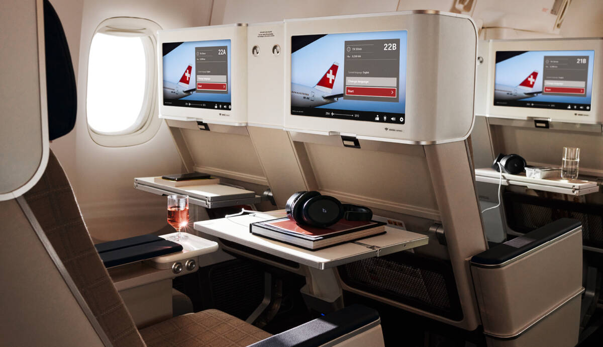 Photo of Swiss presenterar första flygplanet med Premium Economy installerat